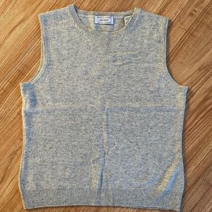 Vintage Lord & Taylor Two Ply Cashmere Sweater Vest (M)